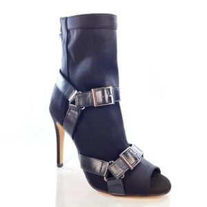 Burju Sharness Booties, 3.5” heels, size 8.5